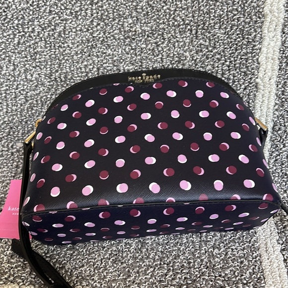 Kate Spade Payton Dome Crossbody with Fiesta Dot Black Multi - Picture 2 of 16